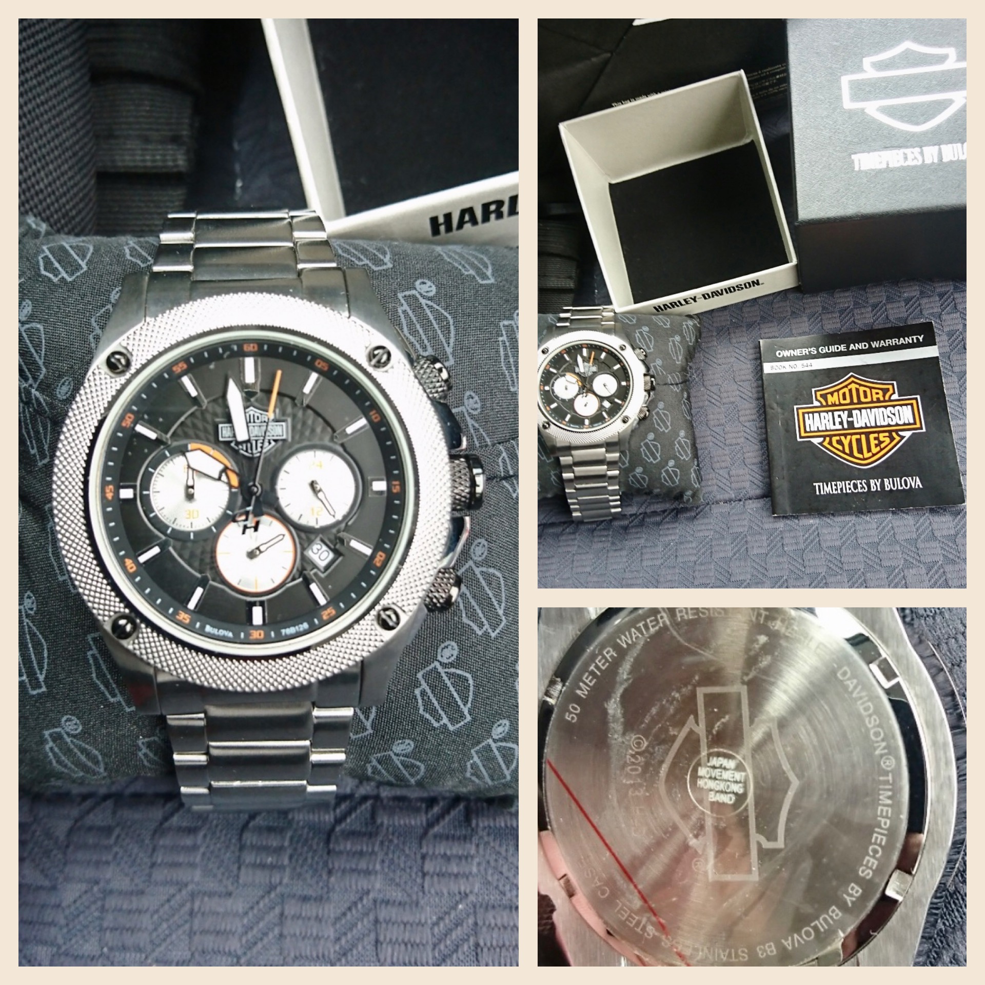 ハーレーダビッドソン × ブローバ（Bulova）コラボ腕時計
