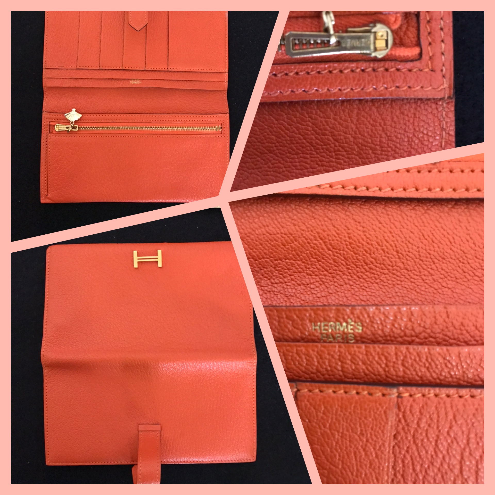 エルメス（HERMÈS）ベアン スフレ 長財布